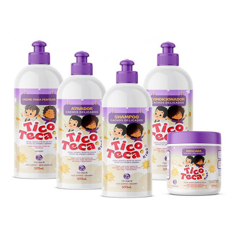 Linha completa Infantil Tico e Teca - Trihair Cosméticos